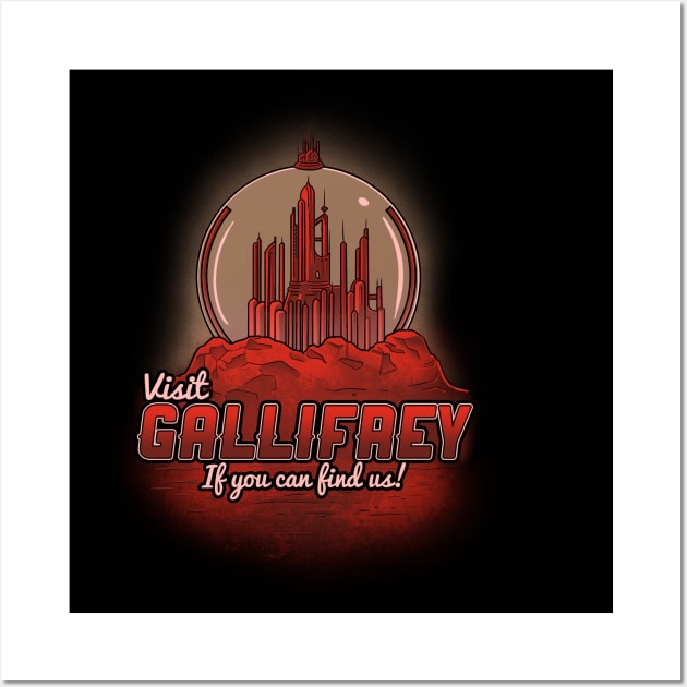 Visit Gallifrey Wall Art by APSketches